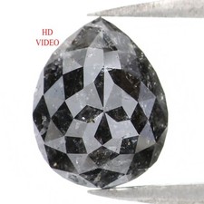 Diamante natural suelto en forma de pera de 2,45 quilates 9,20 mm diamante de sal y pimienta KQ2005 segunda mano  Embacar hacia Mexico
