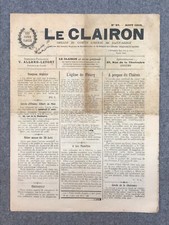 Journal clairon 1915 d'occasion Journal clairon 1915 d'occasion  Angers-
