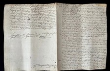 1788 autographed paper for sale  Locust Grove