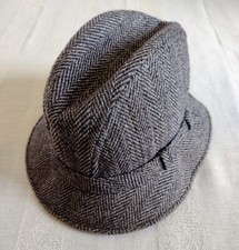 Equalizador Stetson Vintage Cinza/Azul Lã Herringbone Derby/Fedora - Tamanho: Grande comprar usado  Enviando para Brazil