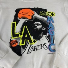 Moletom Magic Johnson Los Angeles Lakers Vintage Funciona Pequeno Veja Medidas comprar usado  Enviando para Brazil