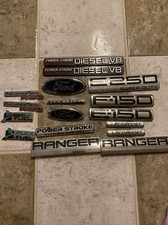 Usado, Lote de 17 emblemas Ford Power Stroke Turbo Diesel F150 ECOBOOST FLEX FUEL RANGER comprar usado  Enviando para Brazil