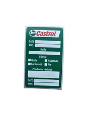 X5X10 X20 X50 X100 Etiquettes Vidange Autocollant Entretien Castrol Huile Filtre comprar usado  Enviando para Brazil