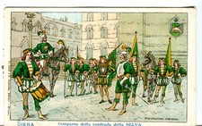 Italia Siena - Palio Comparsa Della Contrade Selva Vecchio Vintage Cartolina comprar usado  Enviando para Brazil