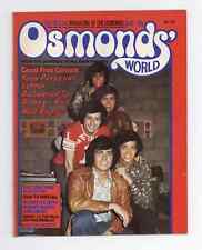 Osmonds magazine may for sale  UK