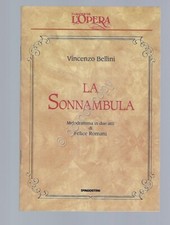 Sonnambula bellini opera usato  Milano