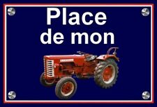 Plaque place tracteur d'occasion  Paris I