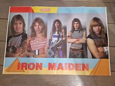 Iron Maiden - A very rare large poster from - Finland - 1984 - 80 X 54 cm na sprzedaż  PL