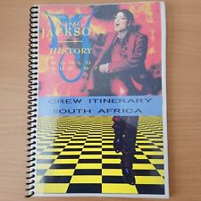 Michael Jackson King Of Pop History World Tour 1997 itinerário da tripulação África do Sul comprar usado  Enviando para Brazil