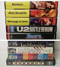 Videocassette vhs musicali usato  Ancona