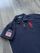 Vintage Polo Ralph Lauren Koszula Męska Medium Czarna Big Pony Custom Fit USA na sprzedaż  PL