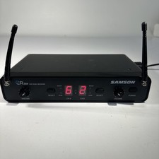 Receptor sem fio duplo Samson CR288 UHF apenas com adaptador CA preto ***LEIA*** comprar usado  Enviando para Brazil