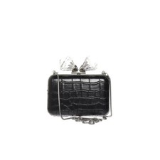 Zara Woman, torebka wieczorowa, damska, czarna, 12, 4, 10 cm #0PN na sprzedaż  PL