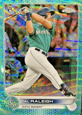 Usado, Refrator Cal Raleigh 2022 Topps Chrome Aqua Lava Rookie /199 *LEIA A DESCRIÇÃO* comprar usado  Enviando para Brazil