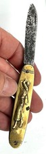 Couteau figuratif golfeur d'occasion  Tigy