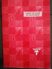 Cahier notes professeur d'occasion  Vergèze