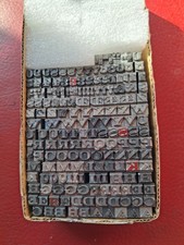 Metal letterpress type. for sale  LONDON