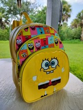 Mochila Bob Esponja Calça Quadrada Design 3D 3 Zíper Divisão comprar usado  Enviando para Brazil