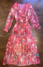 New pink floral for sale  Tipton