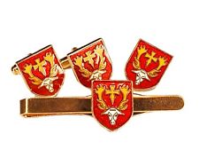 Conjunto de abotoaduras, crachá, clipe de gravata Hertford College University of Oxford, usado comprar usado  Enviando para Brazil