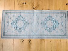 Blue washable rug for sale  LONDON