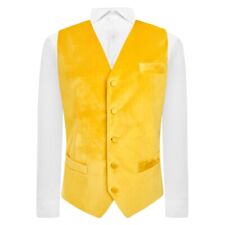 Mustard velvet waistcoat d'occasion  Expédié en Belgium