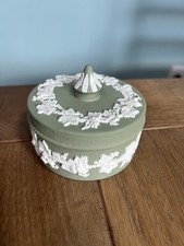 Wedgewood green jasperware for sale  ANDOVER