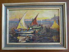 Tableau marine huile d'occasion  Éguilles