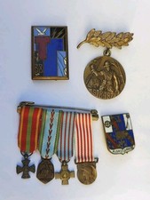 Group Miniatures Medals 2° Guerre World WWII And Lot Badges Enamel segunda mano  Embacar hacia Mexico