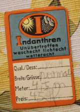 Indanthren warenzeichen ediket gebraucht kaufen  Neugersdorf