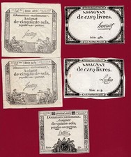 Lot assignats livres d'occasion  Rombas