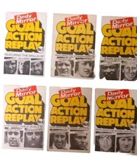 Livros flip de ação gol REPLAY -.Pele. Eusébio. George Best. Cruyff. Charlton muito bom estado  comprar usado  Enviando para Brazil
