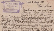 Acqui 1890 cart. usato  Roma