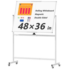 Large rolling whiteboard for sale  Ashford