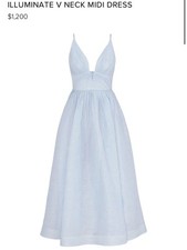 Vestido Midi Zimmermann Illuminate Decote V Tamanho 0 comprar usado  Enviando para Brazil