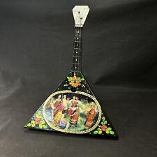 Brinquedo infantil vintage Balalaika 3 cordas mini decoração instrumento musical russo, usado comprar usado  Enviando para Brazil