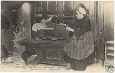 Cpa interieur breton d'occasion  Bagnolet