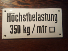 Hinweisschild emailschild kran gebraucht kaufen  Iserlohn