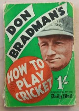 Bradman play cricket. for sale  EPSOM
