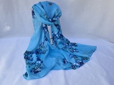 Blue aqua floral for sale  Winchester