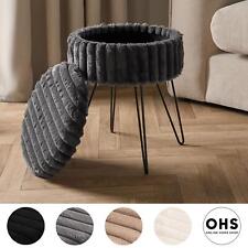 Faux fur stool for sale  MANCHESTER