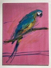 Parrot oil painting for sale  LONDON