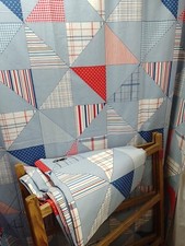 Curtains patchwork style for sale  NORWICH