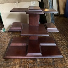 ::: Exclusivo ::: Vintage ::: Prateleira de madeira para mesa ::: Três camadas, usado comprar usado  Enviando para Brazil