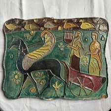 Placca ceramica statua usato  Milazzo