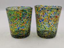 Pair handblown multi for sale  Cedarburg