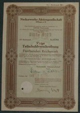 Lot neckarwerke aktiengesellsc gebraucht kaufen  München