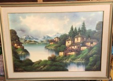Oil canvas late for sale  Duncan