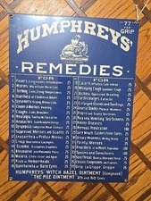 Antique humphreys remedies d'occasion  Expédié en Belgium