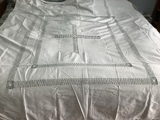 White linen cotton for sale  HUDDERSFIELD